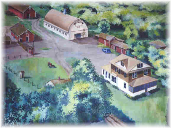Johlfs Family Farm--Photo of a painting owned by Wally and Carol Johlfs